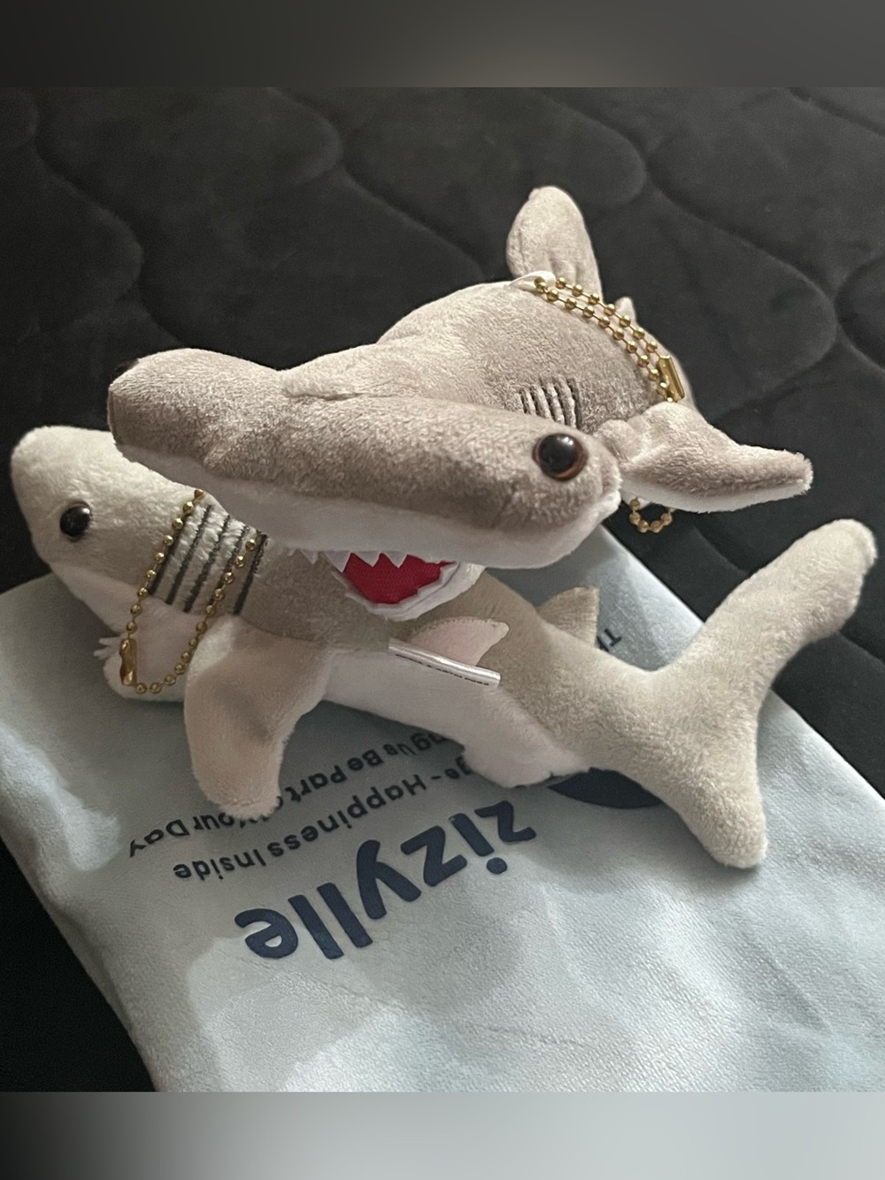 2 Shark Plush Keychains or Plushies